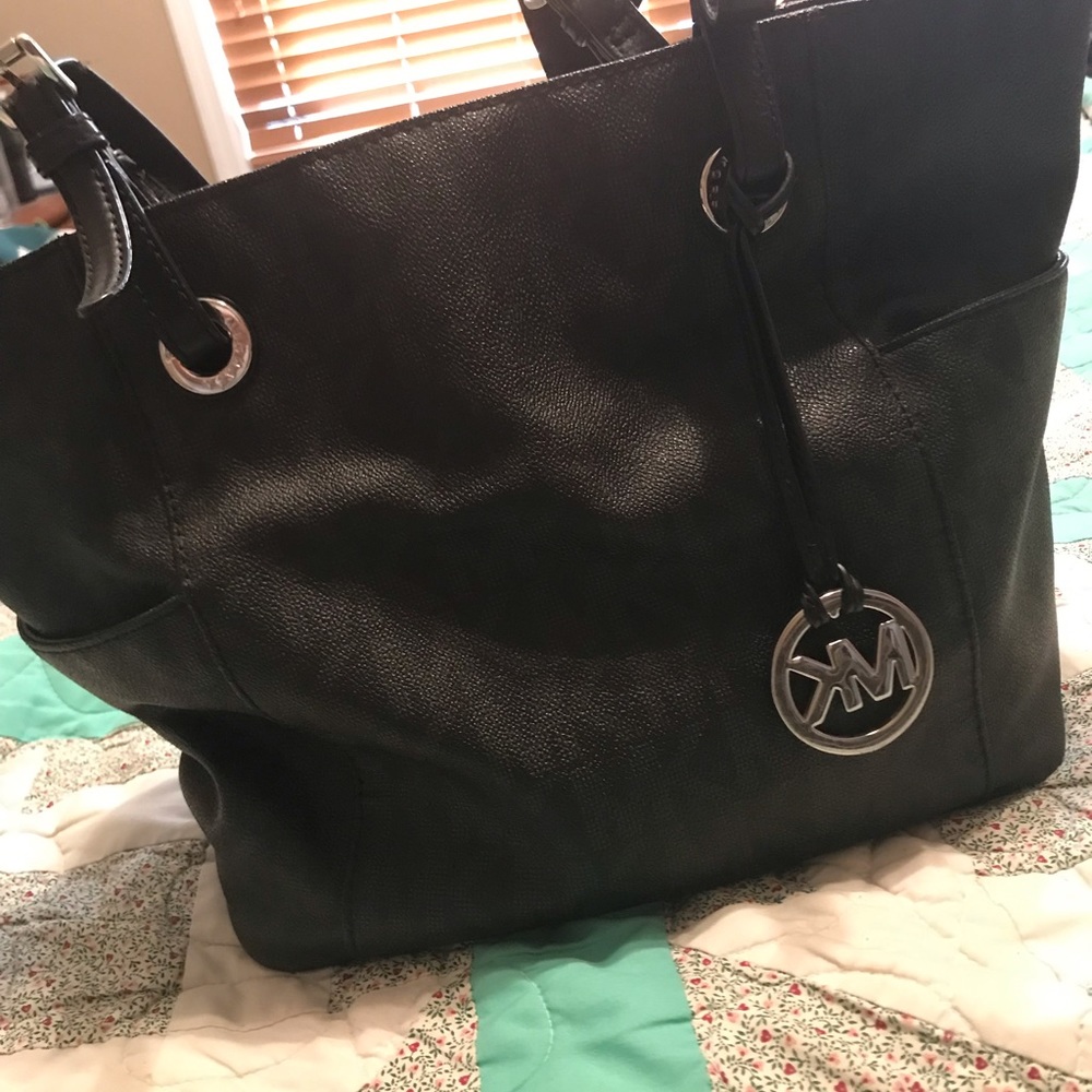 Black leather